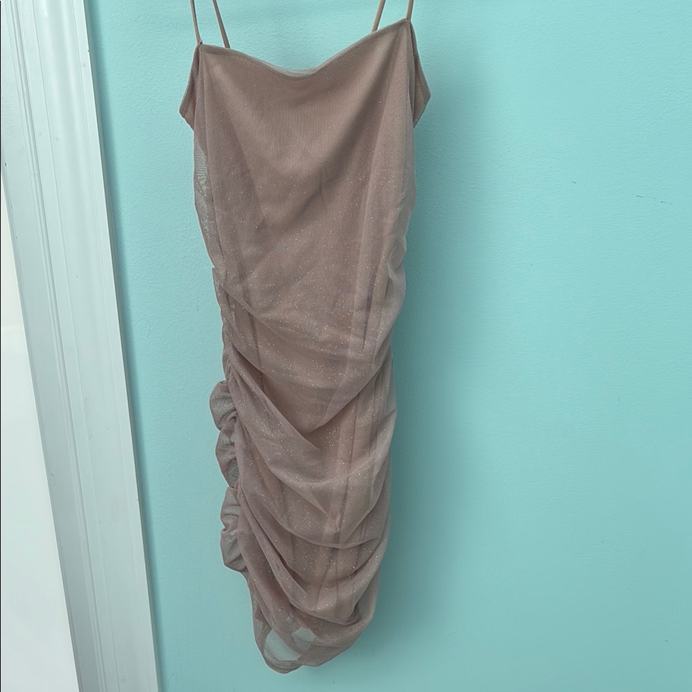Windsor Shimmering Nude Dress